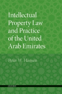 Cover image: Intellectual Property Law and Practice of the United Arab Emirates 9780195370164