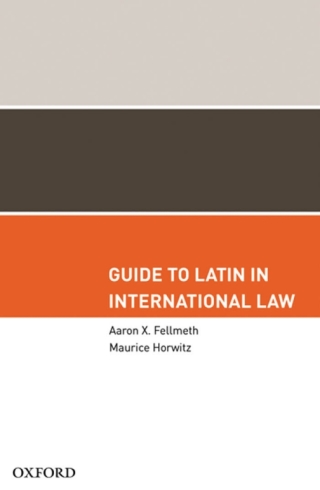 Cover image: Guide to Latin in International Law 9780195369380