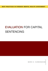 Imagen de portada: Evaluation for Capital Sentencing 9780195341553