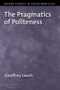 Immagine di copertina: The Pragmatics of Politeness 9780195341386