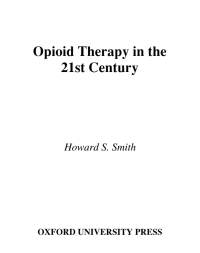 Cover image: Opioid Therapy in the 21st Century 2nd edition 9780195339499