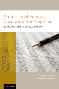 Cover image: Professional Fees in Corporate Bankruptcies 9780195337723