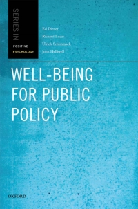 Titelbild: Well-Being for Public Policy 9780195334074