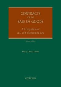 Cover image: Contracts for the Sale of Goods 2nd edition 9780379214253
