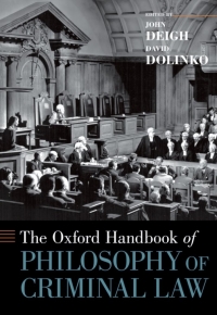 Omslagafbeelding: The Oxford Handbook of Philosophy of Criminal Law 1st edition 9780195314854