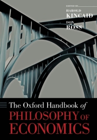 Titelbild: The Oxford Handbook of Philosophy of Economics 1st edition 9780195189254