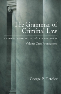 Omslagafbeelding: The Grammar of Criminal Law: American, Comparative, and International 9780195103106