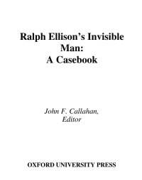 Omslagafbeelding: Ralph Ellison's Invisible Man 1st edition 9780195145366