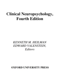 Cover image: Clinical Neuropsychology 4th edition 9780195133677