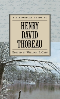 Cover image: A Historical Guide to Henry David Thoreau 1st edition 9780195138627