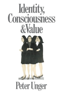 Cover image: Identity, Consciousness and Value 9780195079173