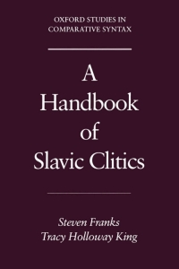 Cover image: A Handbook of Slavic Clitics 9780195135886