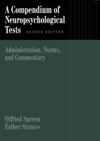 Cover image: A Compendium of Neuropsychological Tests 2nd edition 9780195100198