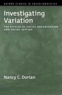 Cover image: Investigating Variation 9780195385922