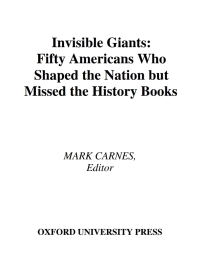 Cover image: Invisible Giants 1st edition 9780195168839