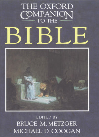 Cover image: The Oxford Companion to the Bible 1st edition 9780195046458