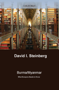 Cover image: Burma/Myanmar 9780199739516