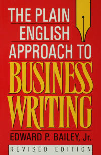 Cover image: The Plain English Approach to Business Writing 9780195115659