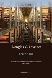 Omslagafbeelding: Terrorism: Documents of International and Local Control: 1st Series Index 2009 9780199734030