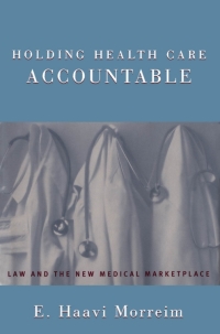 Cover image: Holding Health Care Accountable 9780195141320