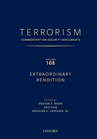 Titelbild: TERRORISM: Commentary on Security Documents Volume 108 9780195398137