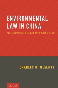 Titelbild: Environmental Law in China 9780195390018