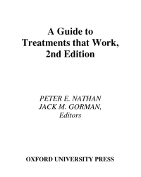Omslagafbeelding: A Guide To Treatments that Work 2nd edition 9780195140729