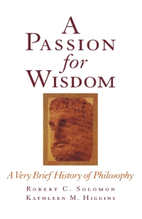 Titelbild: A Passion for Wisdom 9780195112085
