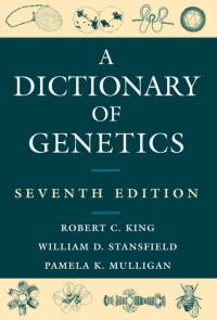 Imagen de portada: A Dictionary of Genetics 7th edition 9780195307627
