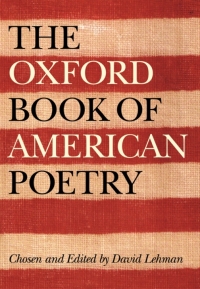 Cover image: The Oxford Book of American Poetry 9780195162516