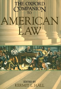 Imagen de portada: The Oxford Companion to American Law 9780195088786