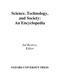 Imagen de portada: Science, Technology, and Society 1st edition 9780195141931