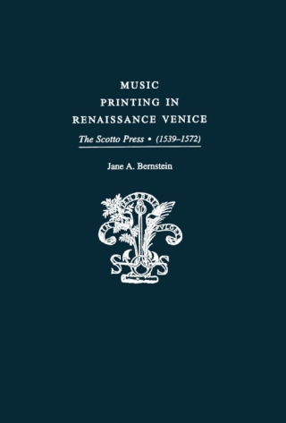 Immagine di copertina: Music Printing in Renaissance Venice 9780195102314