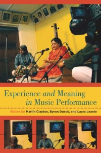 Cover image: Experience and Meaning in Music Performance 1st edition 9780199811311