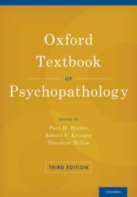 Cover image: Oxford Textbook of Psychopathology 3rd edition 9780199811779