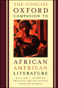 Cover image: The Concise Oxford Companion to African American Literature 9780195138832