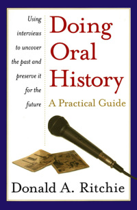 Cover image: Doing Oral History 2nd edition 9780198035138