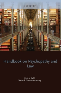 Omslagafbeelding: Handbook on Psychopathy and Law 9780199841387