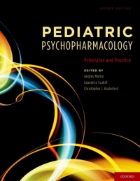 Cover image: Pediatric Psychopharmacology 2nd edition 9780195398212