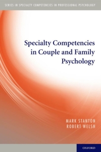 Imagen de portada: Specialty Competencies in Couple and Family Psychology 9780195387872