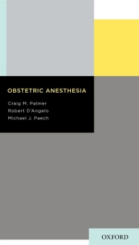 Imagen de portada: Obstetric Anesthesia 9780199733804