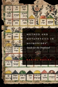 صورة الغلاف: Method and Metaphysics in Maimonides' Guide for the Perplexed 9780199768738