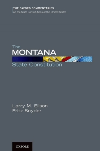 Cover image: The Montana State Constitution 9780199778812