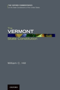 Omslagafbeelding: The Vermont State Constitution 9780199779024