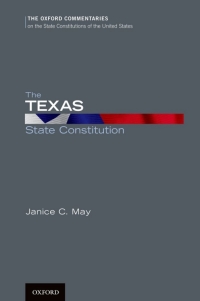 Imagen de portada: The Texas State Constitution 9780199779345