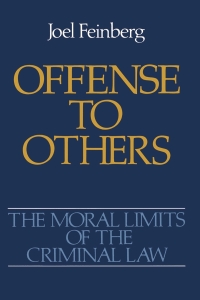 Imagen de portada: Offense to Others 9780198020547