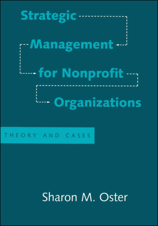 Cover image: Strategic Management for Nonprofit Organizations 9780195085037