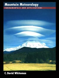 Cover image: Mountain Meteorology 9780195132717