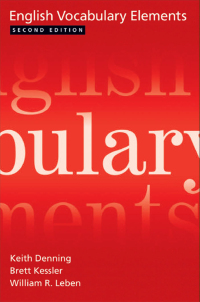 صورة الغلاف: English Vocabulary Elements 2nd edition 9780195066098
