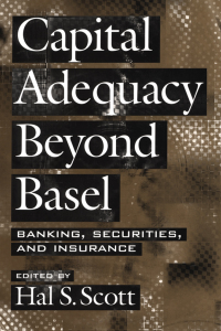 Cover image: Capital Adequacy beyond Basel 1st edition 9780195169713